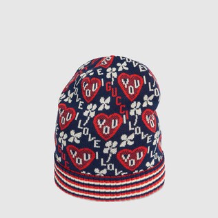 Children's viscose jacquard hat
