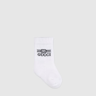 Calzini in cotone con logo Gucci