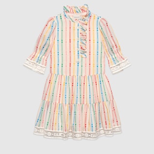 Robe pour enfant en coton GG et étoiles