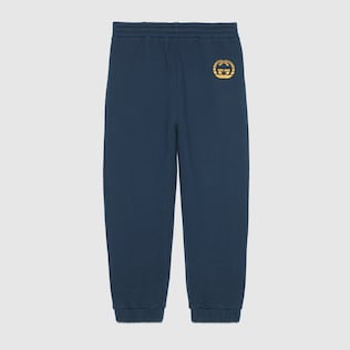Children's jogging bottoms with Interlocking G