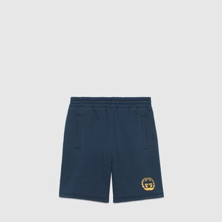 Short infantil de algodón con disco GG