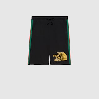 Shorts mit The North Face x Gucci Web-Print