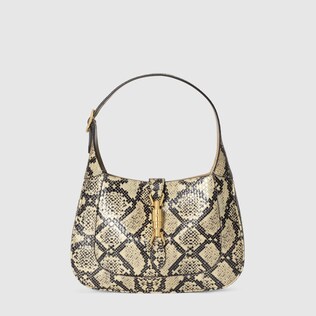 Jackie 1961 python small hobo bag
