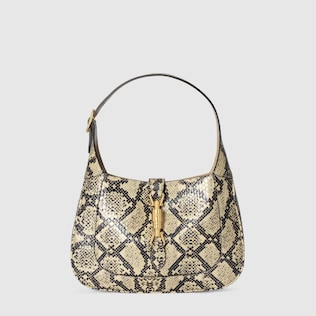 Kleine Jackie 1961 Hobo-Tasche aus Pythonleder