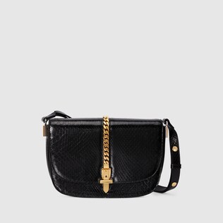 Sylvie 1969 python small shoulder bag