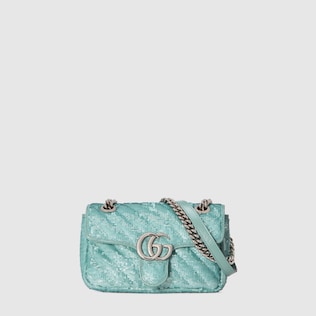 GG Marmont mini sequin shoulder bag