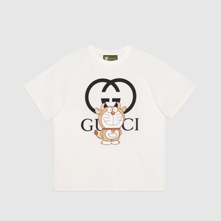 Doraemon x Gucci联名系列新年特别款超大造型T恤