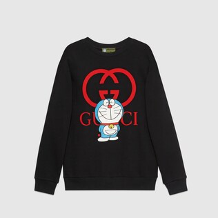 Doraemon x Gucci联名系列棉质卫衣