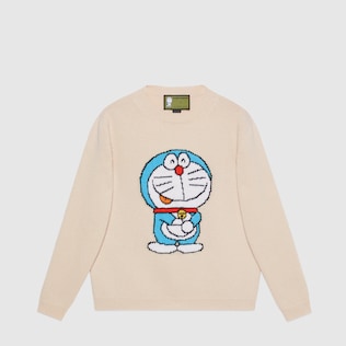 Pull en laine Doraemon x Gucci