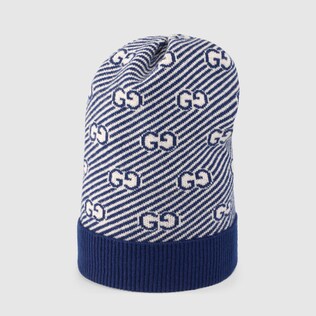 Gorro infantil de lana con GG