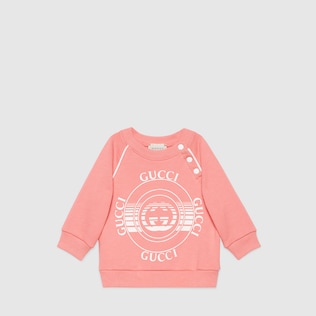 Felpa con stampa Gucci disco