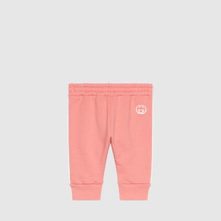 Baby jogging bottoms with Interlocking G