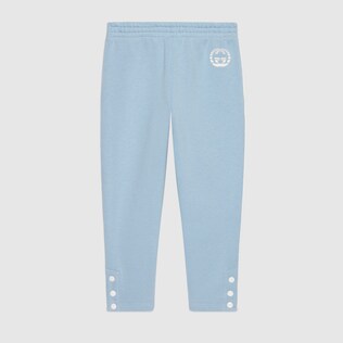 Children's jogging bottoms with Interlocking G