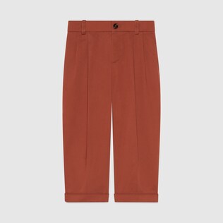Children's stretch gabardine trousers