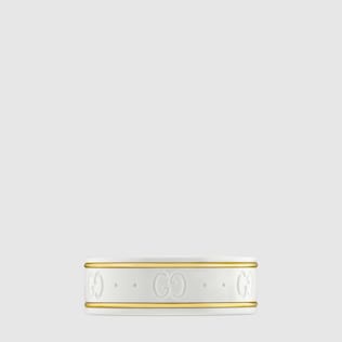 Icon ring in yellow gold