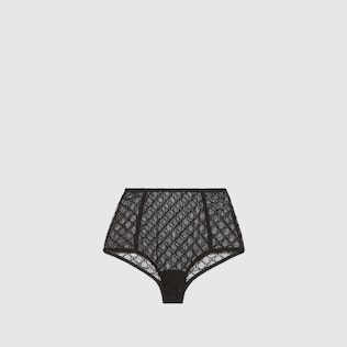 GG embroidered tulle briefs