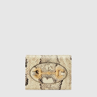 Gucci Horsebit 1955 python wallet