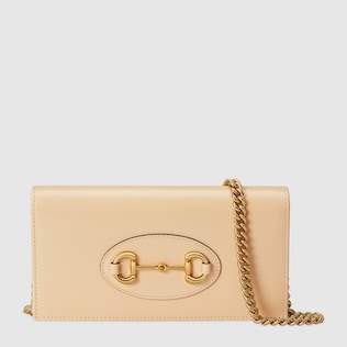 Gucci Horsebit 1955 wallet with chain