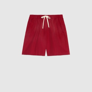 Freya Hartas animal embroidered canvas shorts