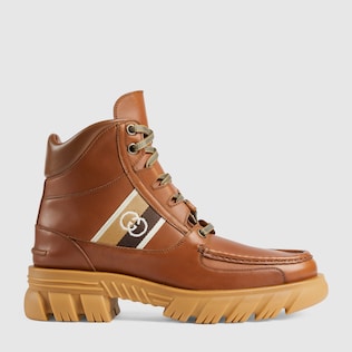 Bottines avec détail GG pour homme