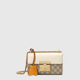 Padlock small shoulder bag