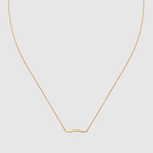 Gucci Link to Love necklace with 'Gucci' bar