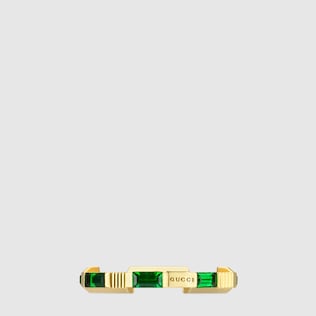 Gucci Link to Love tourmaline ring