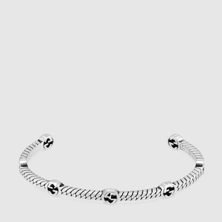 Thin Interlocking G bracelet