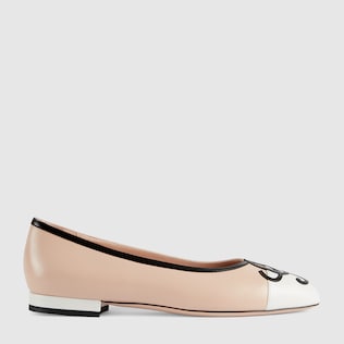 Ballerines avec « G » appliqué pour femme
