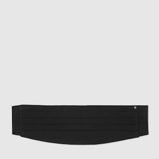Ceinture de smoking en soie