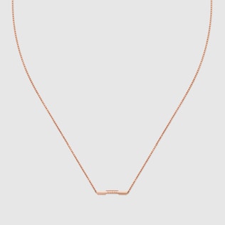 Gucci Link to Love necklace with 'Gucci' bar