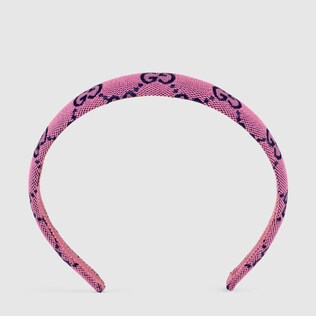 GG Multicolour canvas hair band