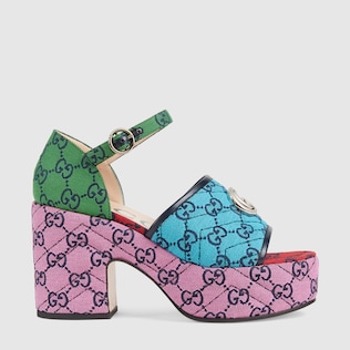 Women's GG multicolour sandal