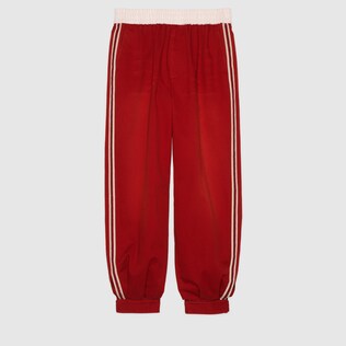 Military cotton ankle pant with buckles