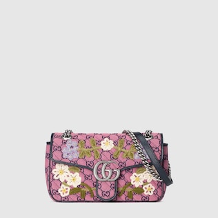 GG Marmont Multicolour small shoulder bag