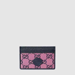 GG Multicolour card case wallet
