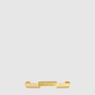 Gucci Link to Love striped ring