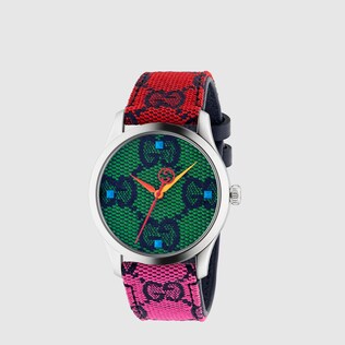 〔G-タイムレス〕GG マルチカラー ウォッチ(38 mm)