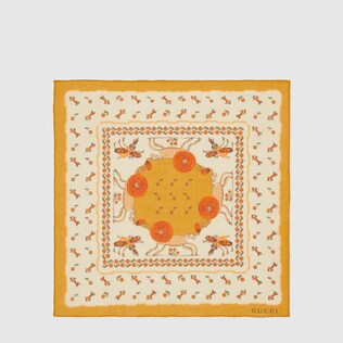 Freya Hartas print cotton scarf