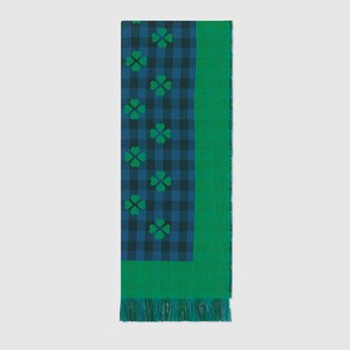 Cotton jacquard stole