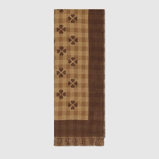Étole en jacquard de coton