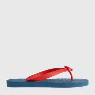 Herren-Zehensandale mit Chevron-Muster