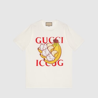 تي شيرت من القطن من Bananya x Gucci