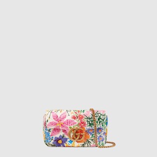 Sac super mini GG Marmont à imprimé Ken Scott – Exclusivement en ligne