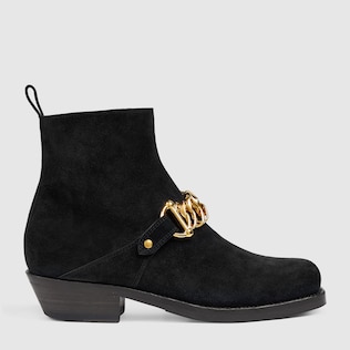 Bottines avec chaîne pour femme