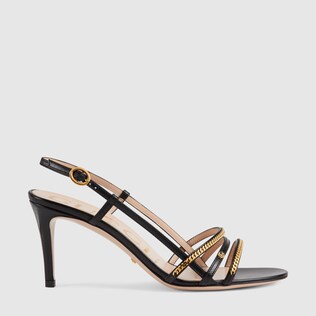 Sandalo donna con catene