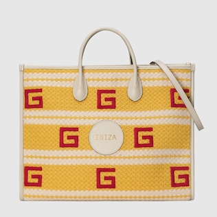 Ibiza Shopper mit Streifenmuster