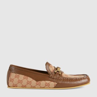 Mocassins avec détail Mors GG pour homme