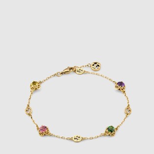 Bracelet GG avec gemmes