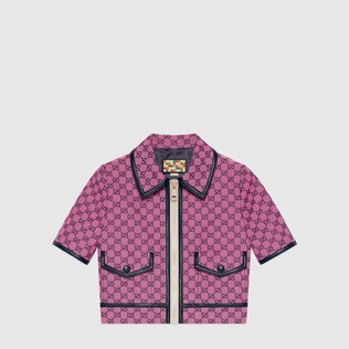GG Multicolor canvas jacket